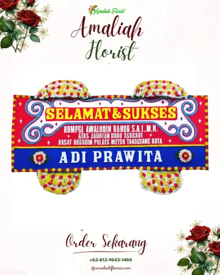 Papan Bunga Ucapan Selamat Cikareo Selatan